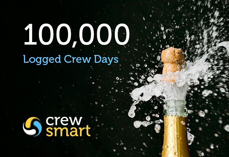 100,000 Logged Crew Days